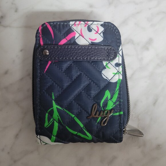 lug Bags Lug Flurry Rfid Wallet In Bright Floral Poshmark
